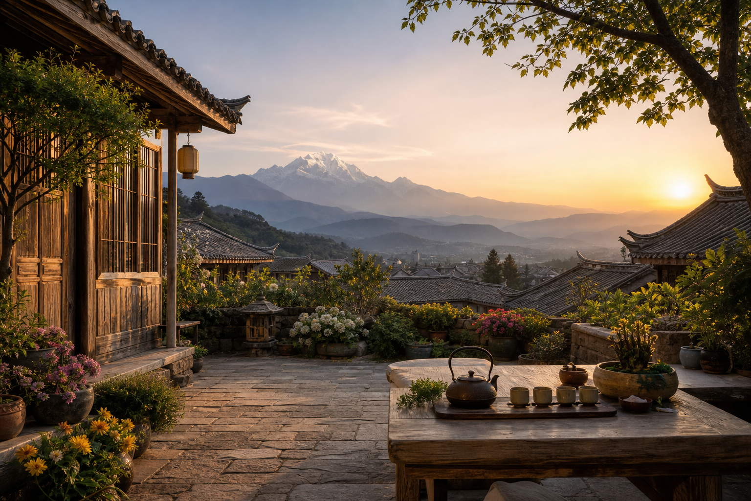 China Wellness Reset Yunnan mountain courtyard